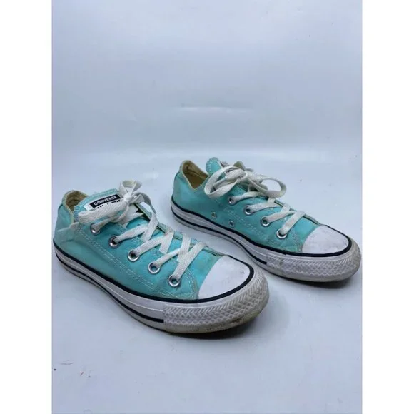 CONVERSE Sneakers White Green Men's Size 4 - Picture 3 of 7